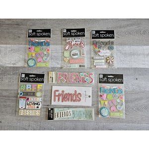Sticker Lot - Friends Besties Family Scrapbooking 3D Stickers MAMBI RARE #27